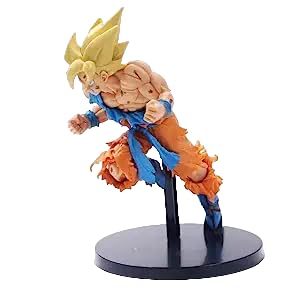 Super Saiyan Goku Action Figure – DBZ Kamehameha Power Pose (Flying Edition)