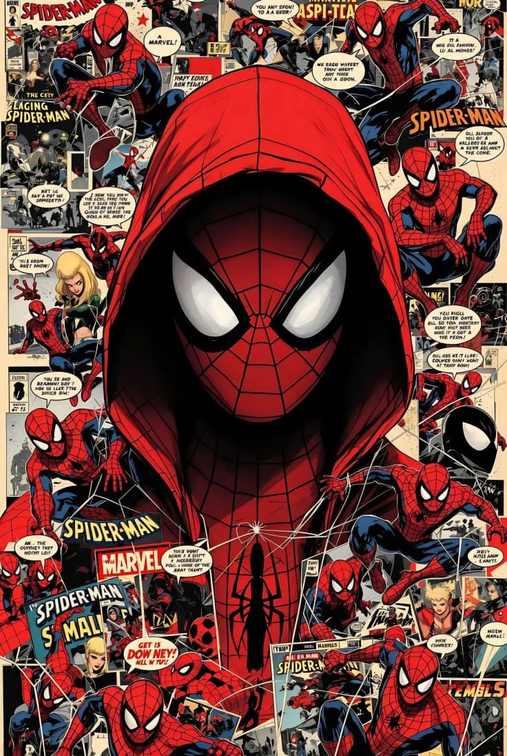 Spiderman Metal Poster