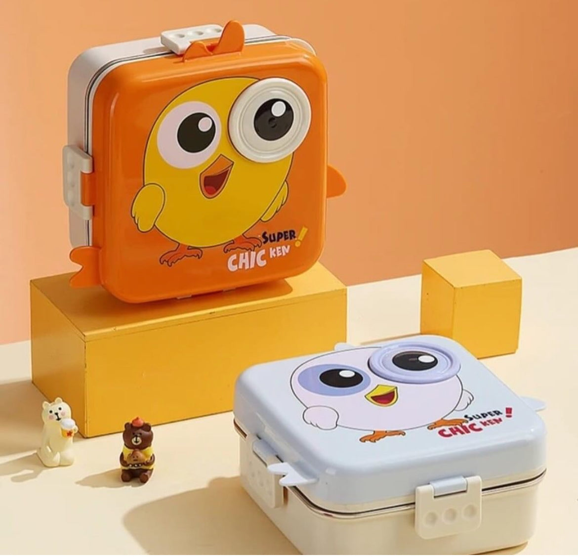 Super Chicks Insulated Lunch Box ( Stainless Steel)