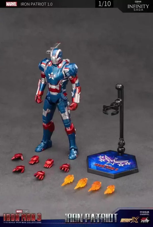 ZD TOYS – IRON PATRIOT 1.0 IRON MAN 3 COLLECTIBLE ACTION FIGURE