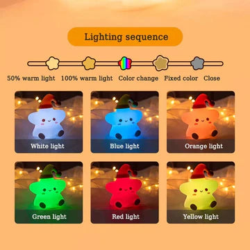 Star Silicone Reading Lamp