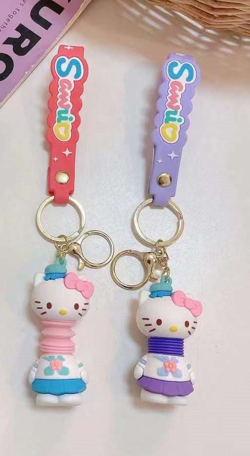 Cute Character Spring Keychains