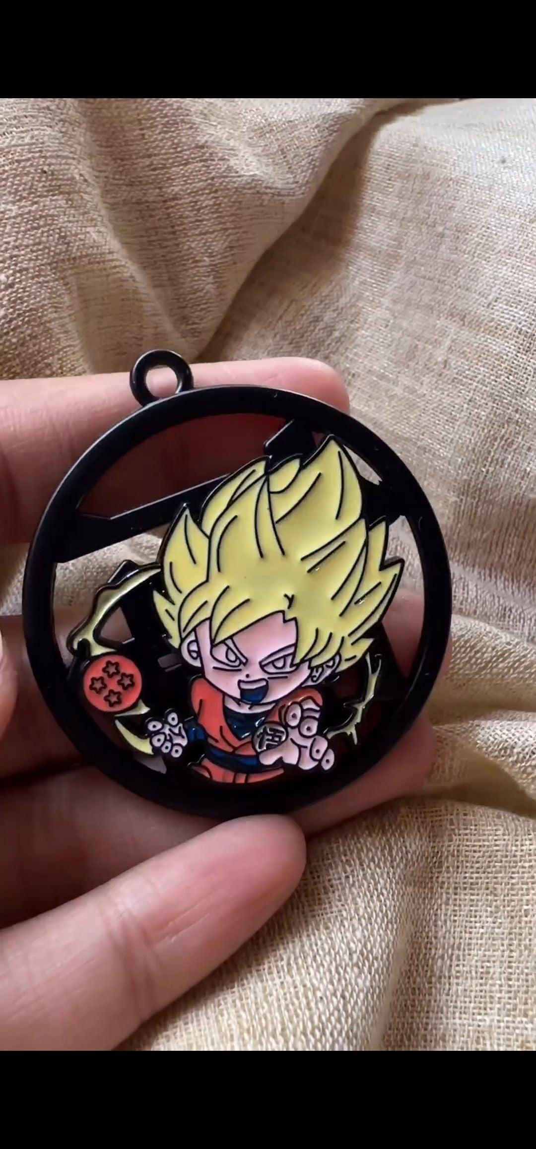 Cool Characters Fidget Spinner Metal Keychain