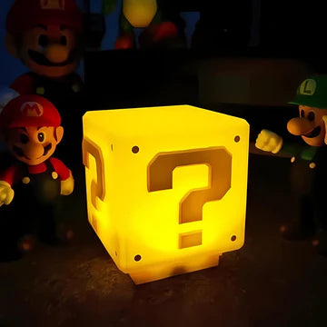 Super Mario Question Brick LED Light with Sound