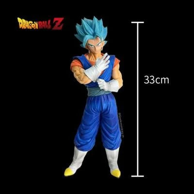 Vegetto Anime Figurines - Dragon Ball Z Vegito Figurine Super Saiyan Action Figures Blue Black Hair Vegito Model Toy