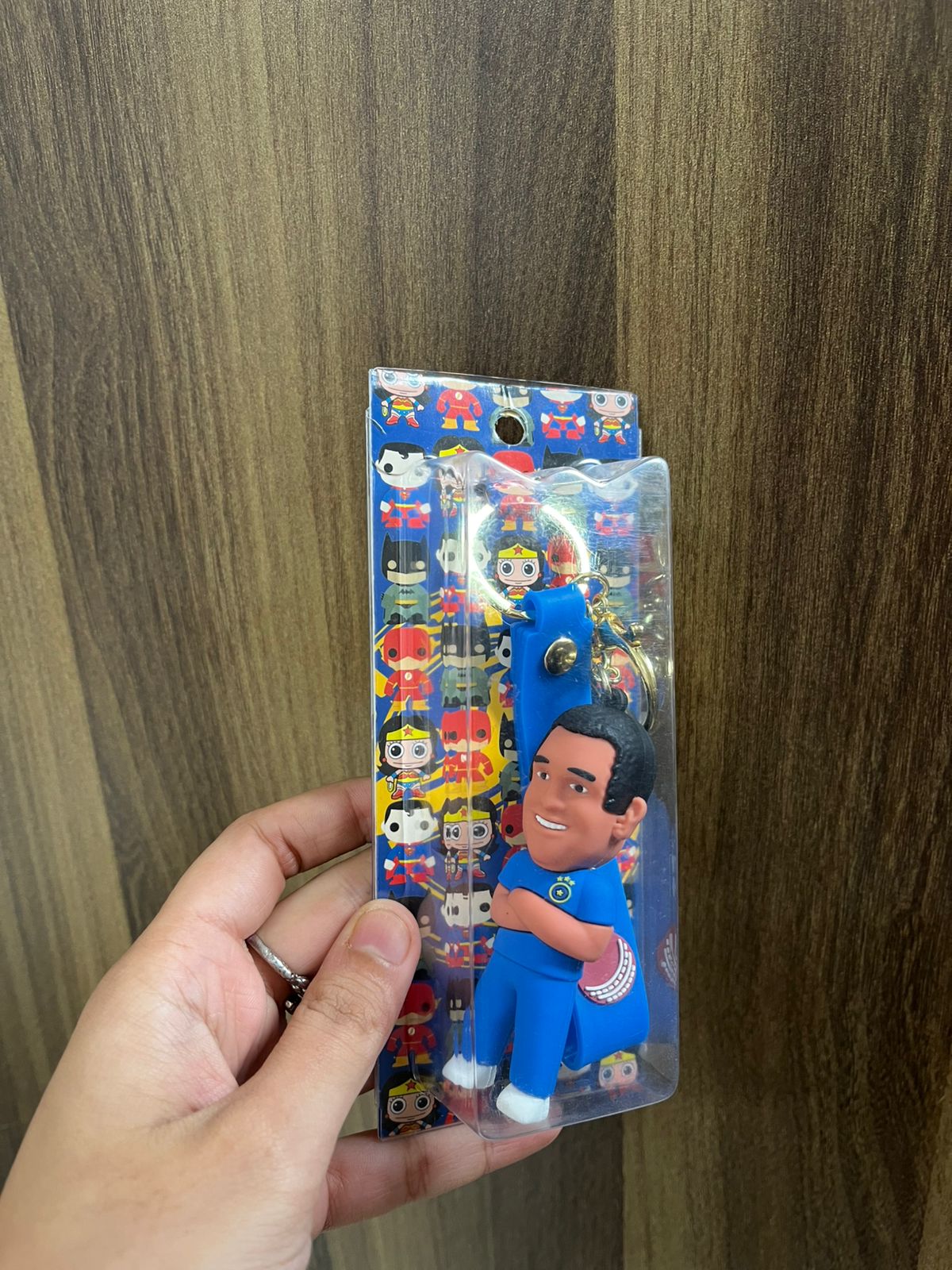 Indian Cricket Keychain