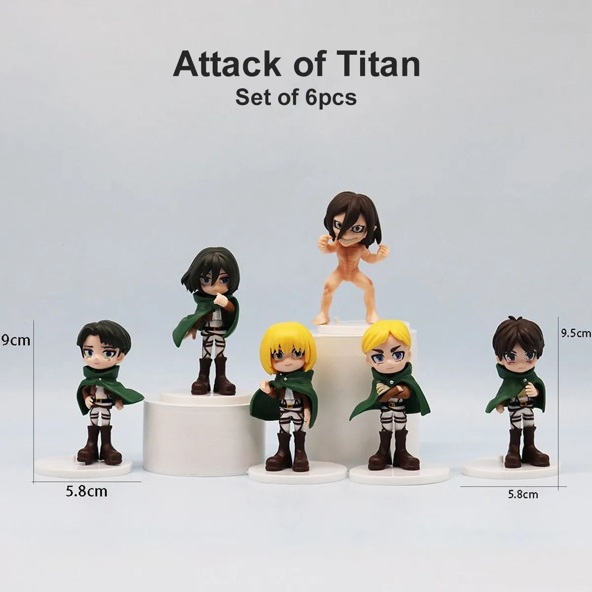 AOT Chibbi Figure | Includes Only One Figure In The Pack