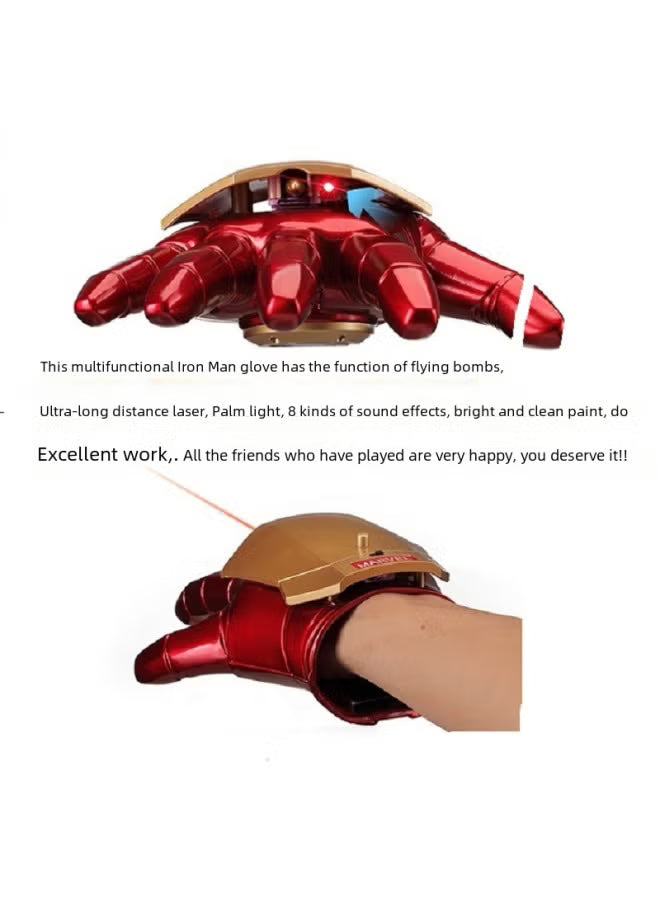 Iron Man Repulsor Gauntlet Toy – Light & Sound Superhero Hand Blaster
