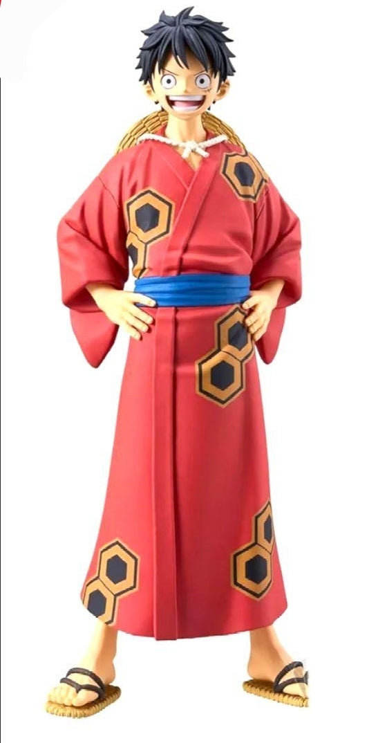 🍁 Monkey D. Luffy – Red Yukata Version