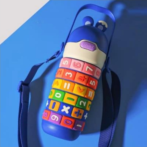 Math Puzzle Water Bottle For Kids.
