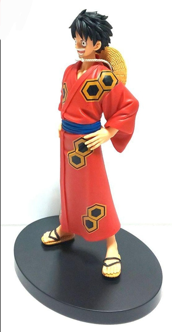 🍁 Monkey D. Luffy – Red Yukata Version