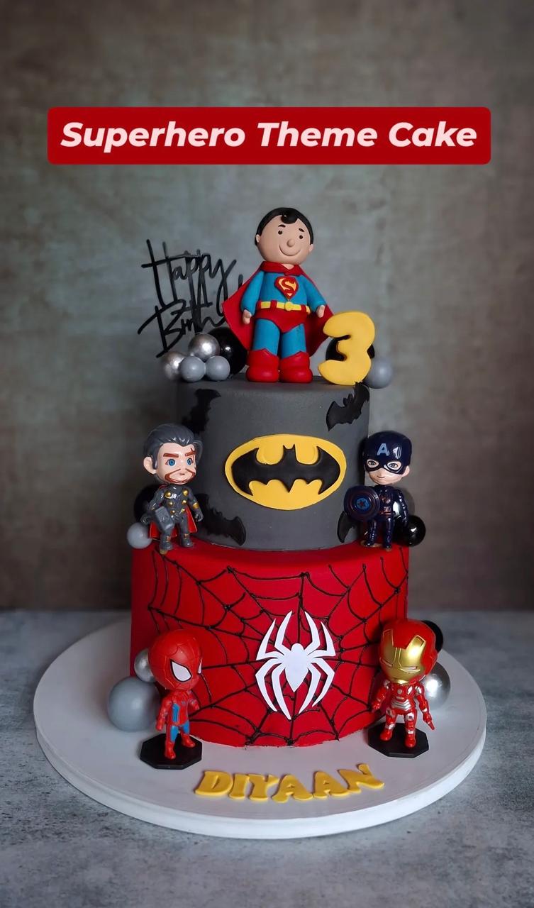 Superhero Cake