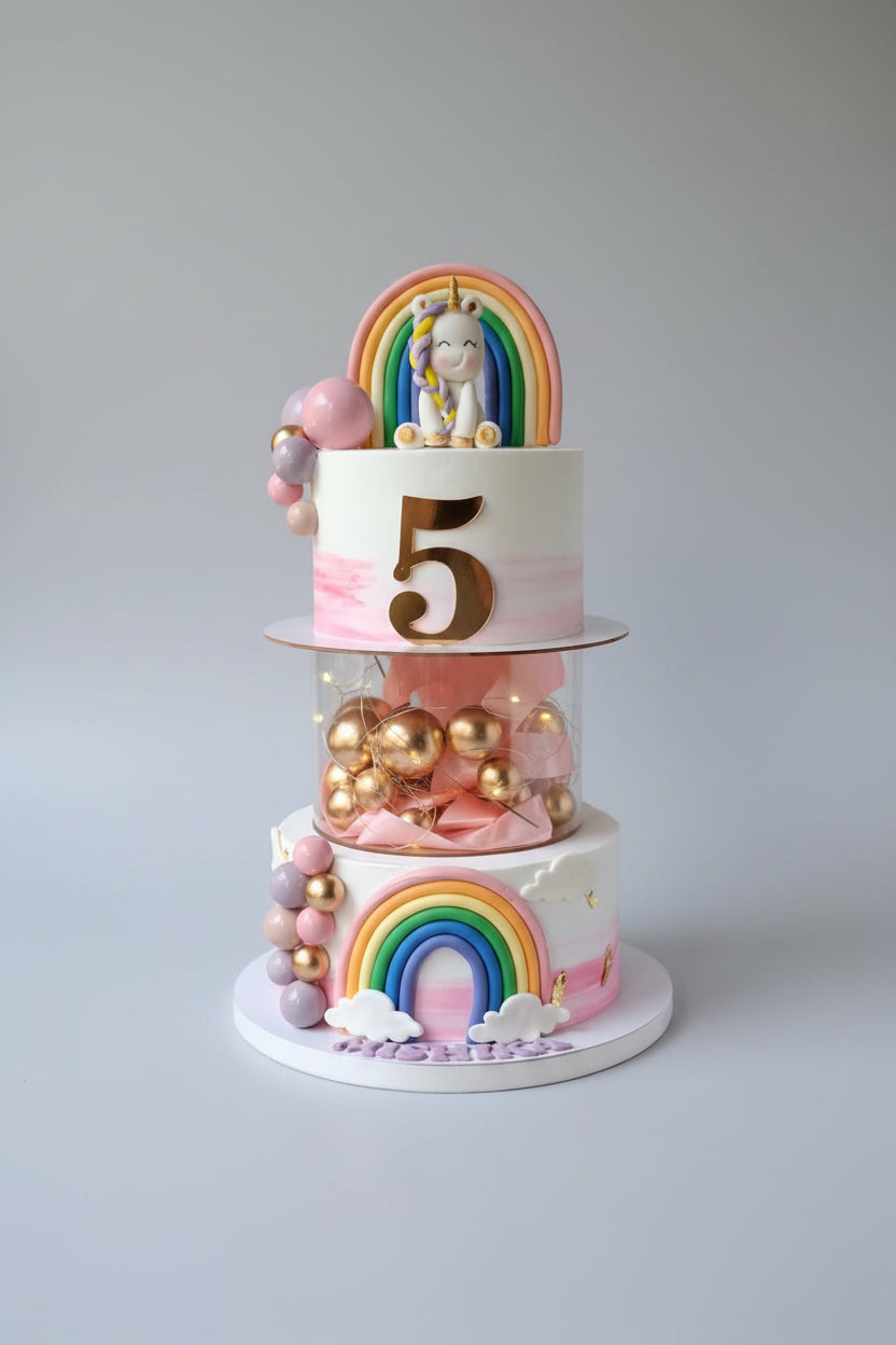 Unicorn 3 Tier Cake