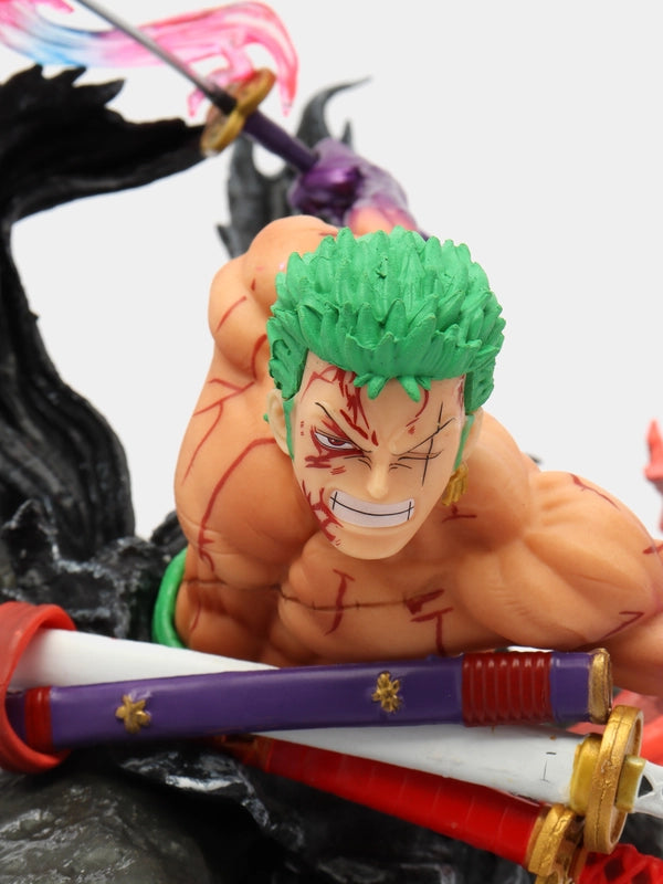 Bloody Zoro Swords with Double-Headed Action Figure