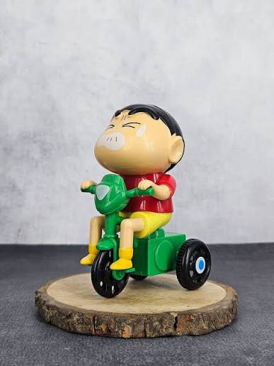 Shinchan Red Cycling Figure 9 cm