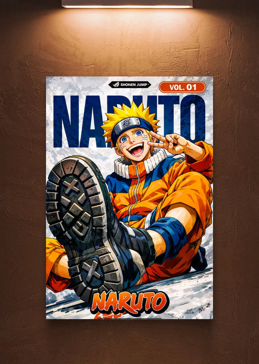 Naruto Metal Poster