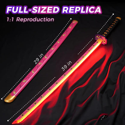 Kokushibo - Demon Slayer Light Up Katana - Pink LED Light
