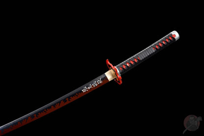 Tanjiro Kamado LED Katana – 104 cm Demon Slayer Sword Replica