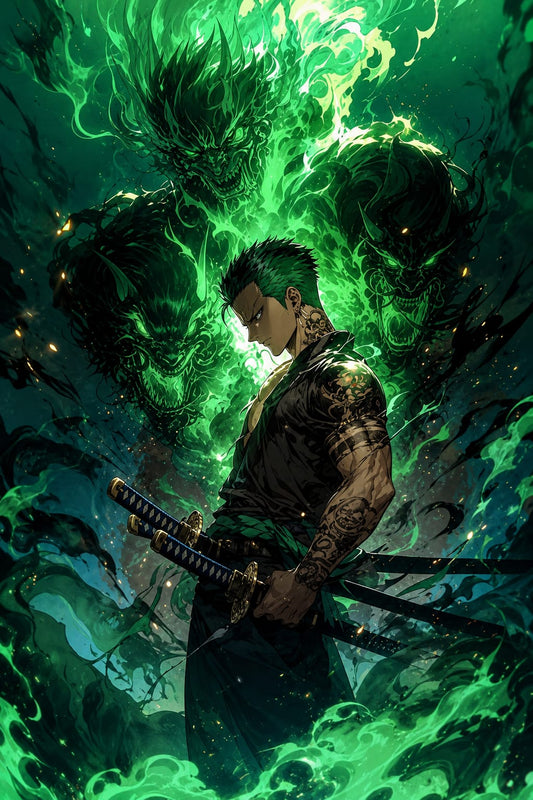 Roronoa Zoro Metal Poster