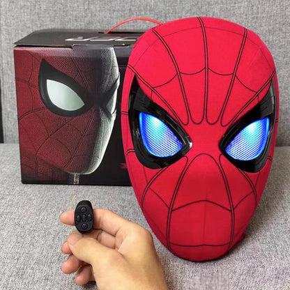 Spider-Man Mask with Remote Control Moving Eyes and LED Lights