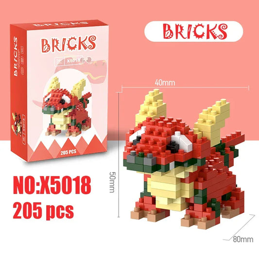Bricks Toy- Red Dragon