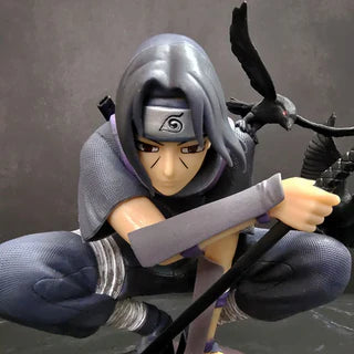 Itachi Uchiha – Crow Summoning Crouch Pose Action Figure