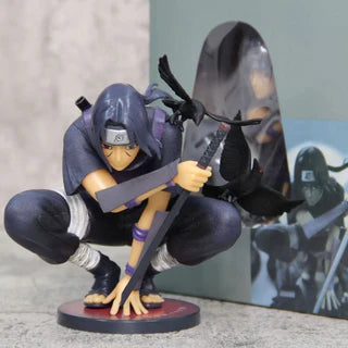 Itachi Uchiha – Crow Summoning Crouch Pose Action Figure