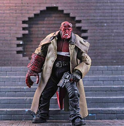 Mezco Hellboy : Wounded 7 Inch Collectible/Action Figure with Opening Handgun