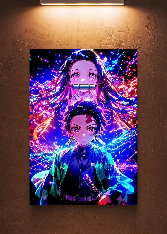 Demon Slayer Metal Poster