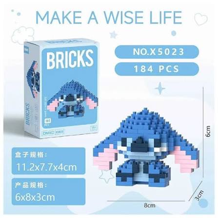 Bricks Toy- Cute Stitch