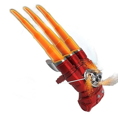 KIZJORYA New Retractable Firewolf Claw Toy with Spinning Spark Colorful Light Battle Toy