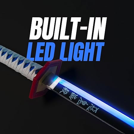 Demon Slayer Giyu Tomioka Neon LED Katana – 104cm