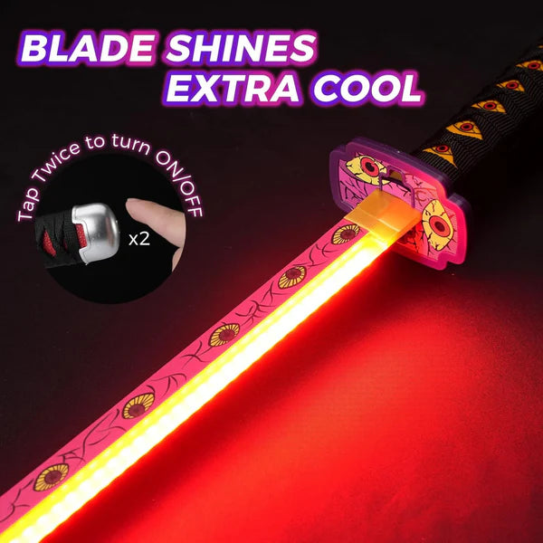 Kokushibo - Demon Slayer Light Up Katana - Pink LED Light