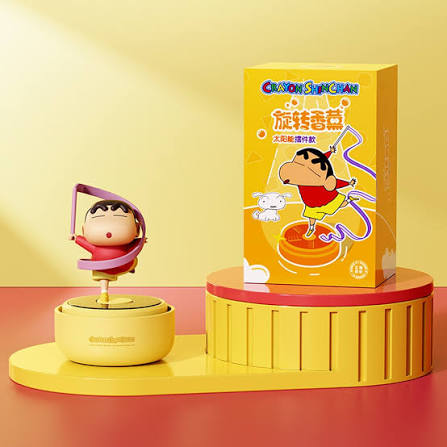 Shinchan Solar Power Rotating Car Aroma Diffuser