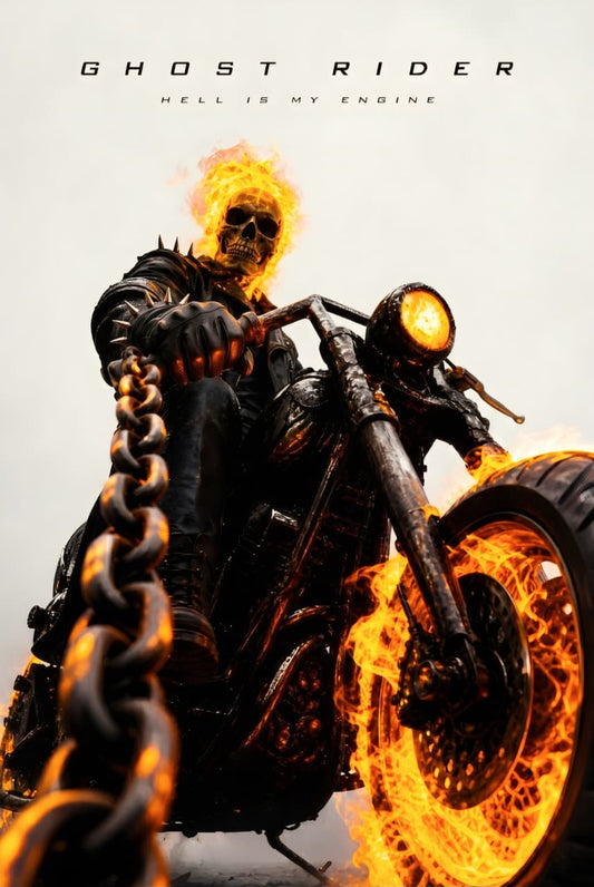 Ghost Rider Metal Poster