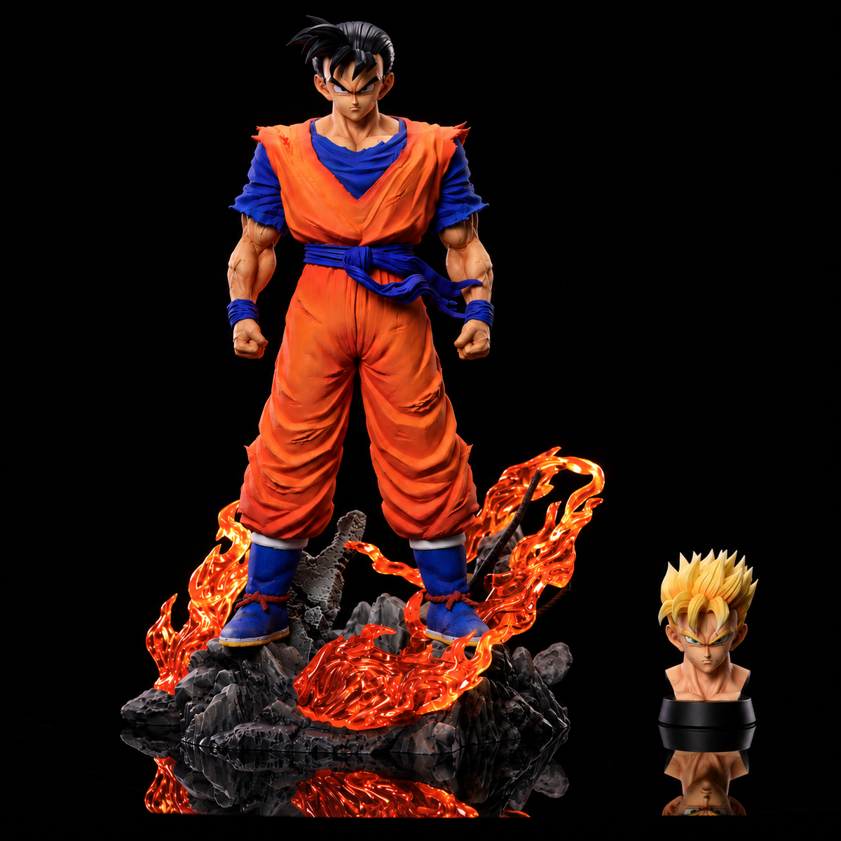 Gohan Dual Head Figure