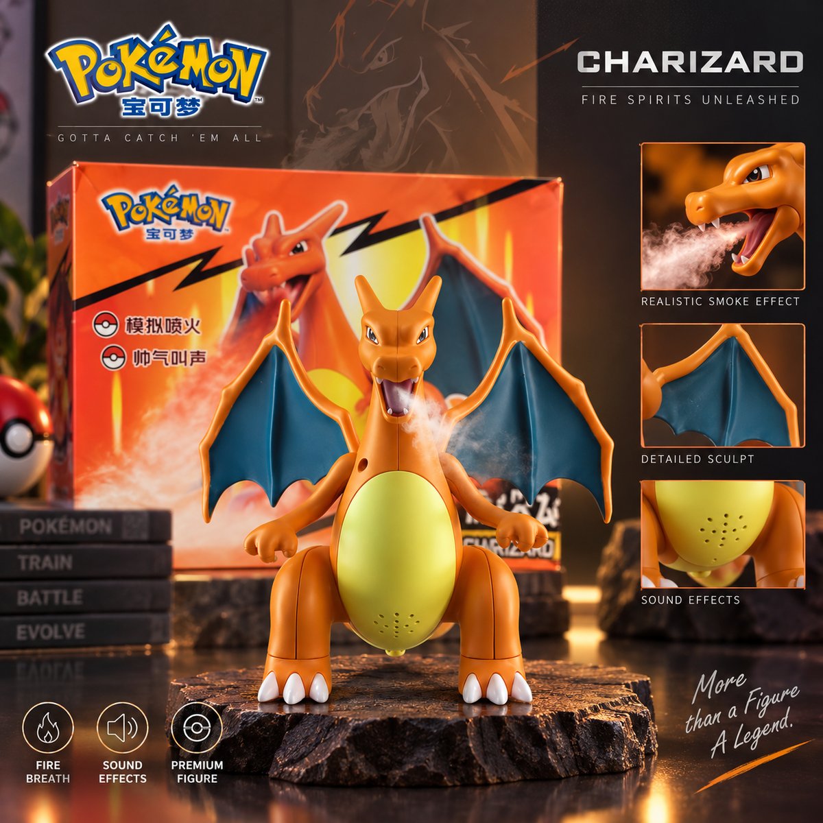 Pokemon Charlizad Smoke