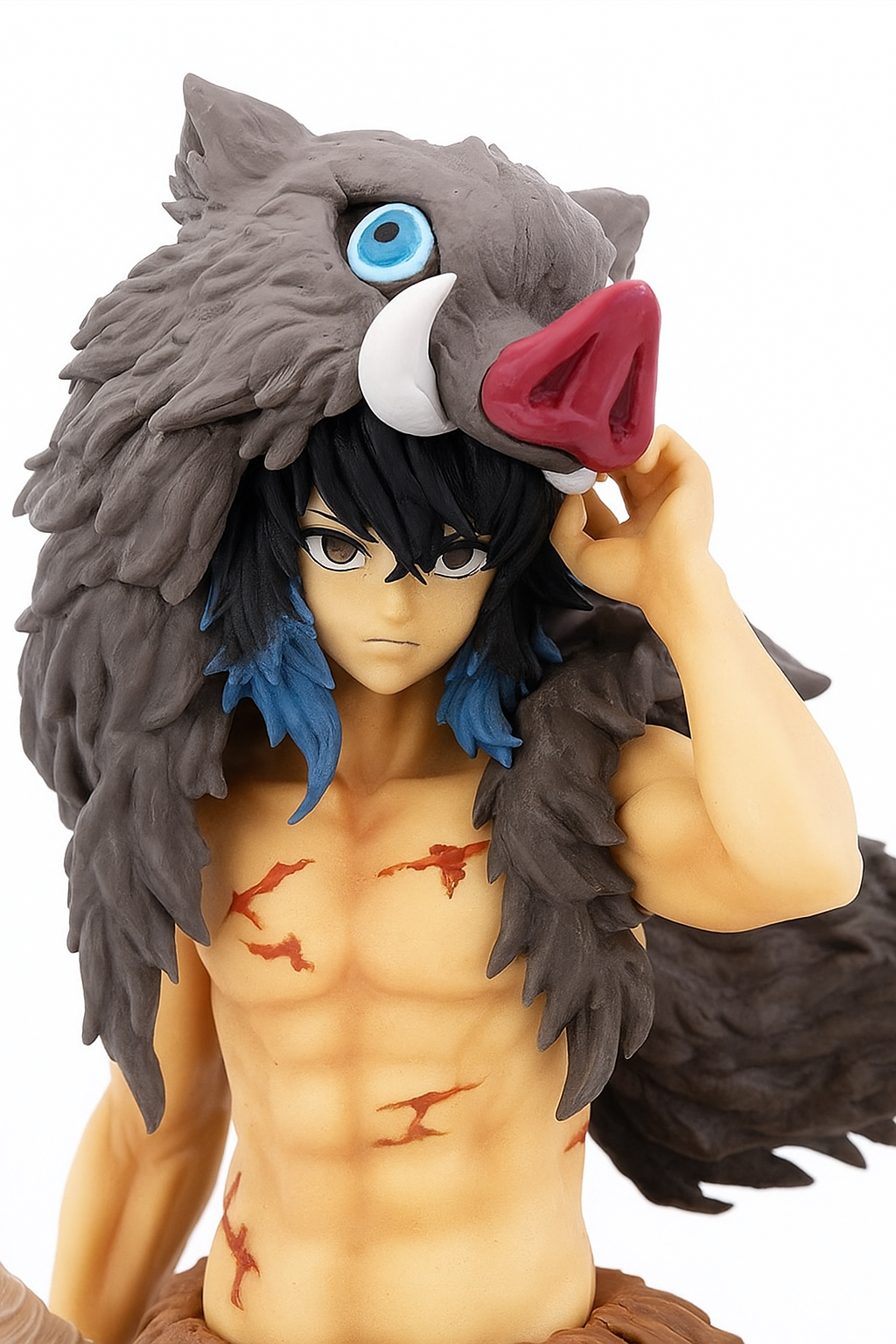 Inosuke Hashibira Action Figure – Demon Slayer Collectible with Dual Nichirin Blades