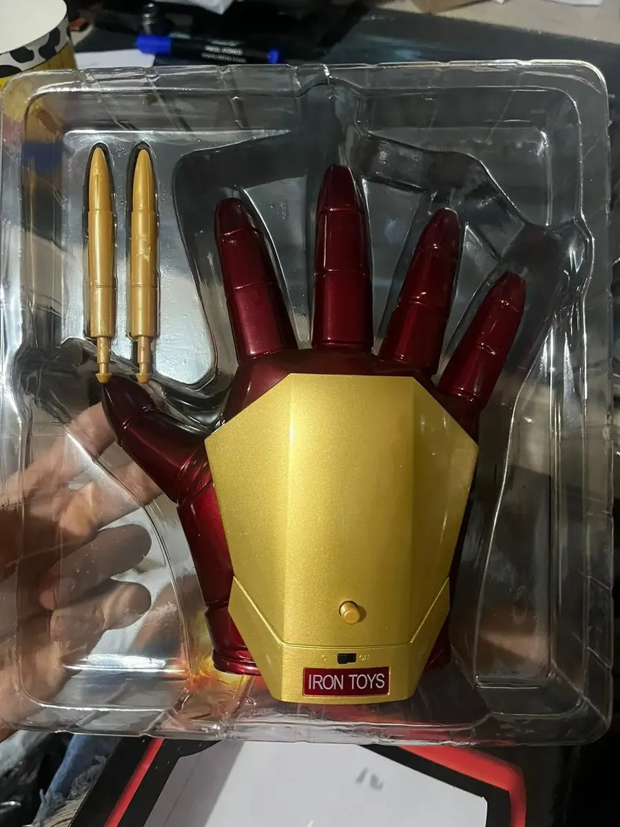 Iron Man Repulsor Gauntlet Toy – Light & Sound Superhero Hand Blaster