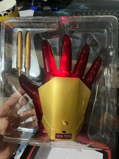 Iron Man Repulsor Gauntlet Toy – Light & Sound Superhero Hand Blaster