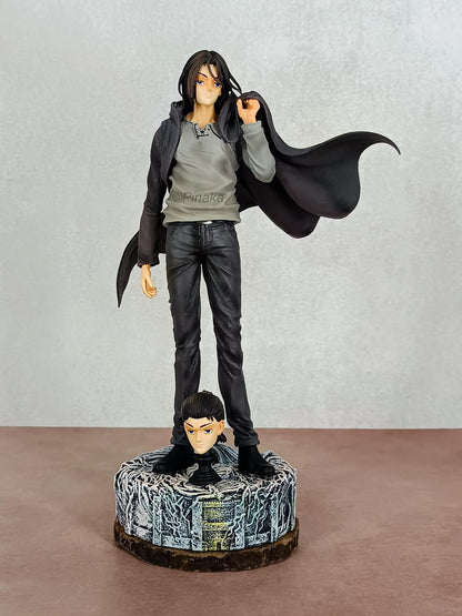AOT Eren Yeager Iconic Action Figure with 2 Heads (30 CM) for Collection Figurine