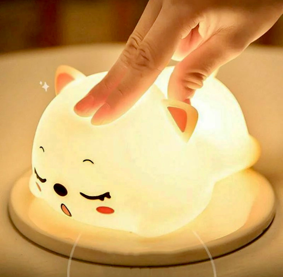 Cat Silicon Lamp