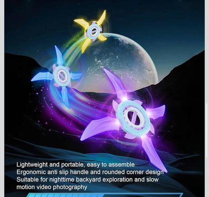 Four Side Spinner Sword. Piral sword Big size above 6 years kids Sword katana - musical and rechargeable and lights - multi color - c type charging sword for kidss