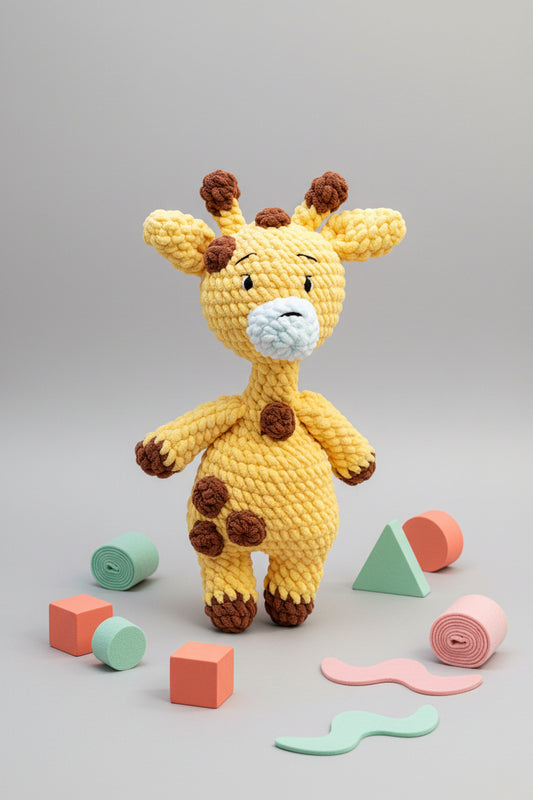 Velvet Cotton Giraffe