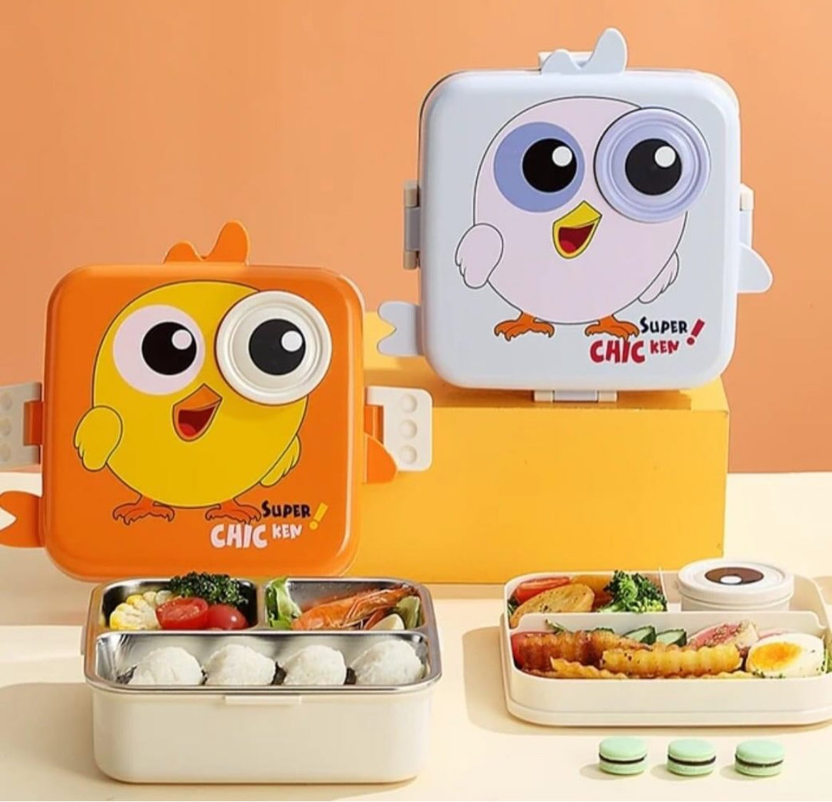 Super Chicks  Insulated Lunch Box ( Stainless Steel)