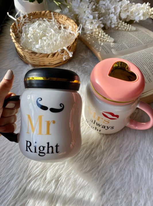 Mr. & Mrs. Right - Couple Mug