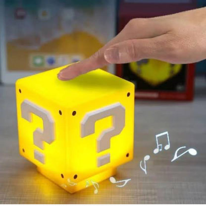 Super Mario Question Brick LED Light with Sound