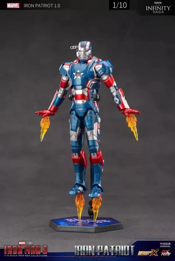 ZD TOYS – IRON PATRIOT 1.0 IRON MAN 3 COLLECTIBLE ACTION FIGURE