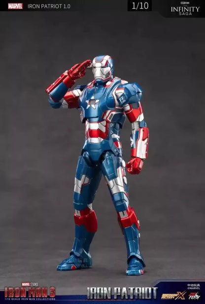 ZD TOYS – IRON PATRIOT 1.0 IRON MAN 3 COLLECTIBLE ACTION FIGURE