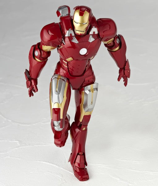 SCI-FI Revoltech Series NO. 042 Iron Man Mark VII MK 7 PVC Action Figure Collectible Model Toy